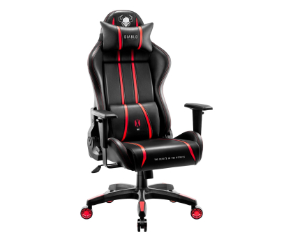 Fotel gamingowy DIABLO Chairs X-ONE 2.0 Kids Size czarno-czerwony